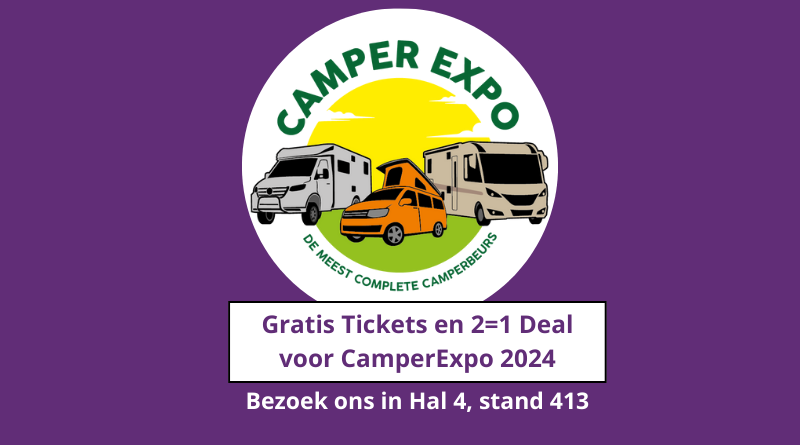 Gratis Tickets en 2=1 Deal voor CamperExpo 2024