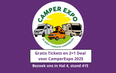 Gratis Tickets en 2=1 Deal voor CamperExpo 2025